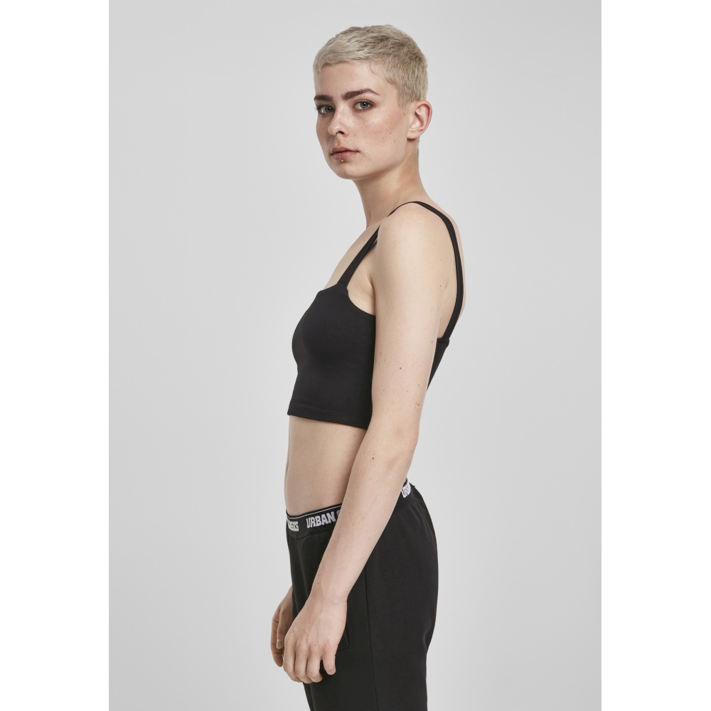 Urban Classics - 2-Pack Crop top - Zwart/Wit